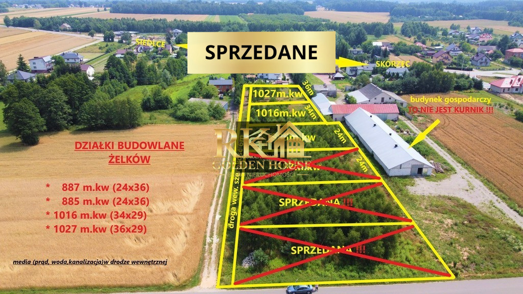 Działka Sprzedaż Żelków